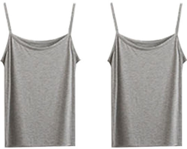 제이엠팩토리 여성용 어깨끈 조절 나시 2p