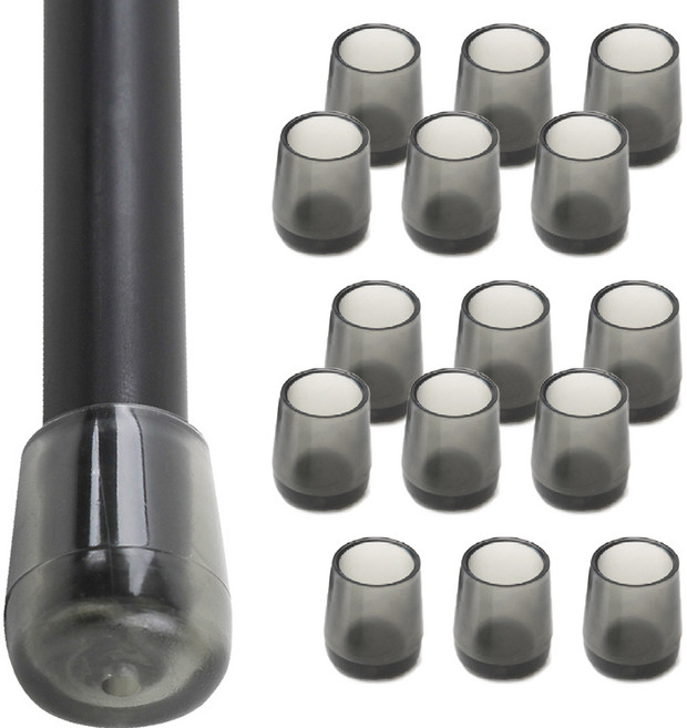 체어서퍼 얇은의자 다리용 미끄럼방지 바닥스크래치 방지 논슬립 원형, 16개