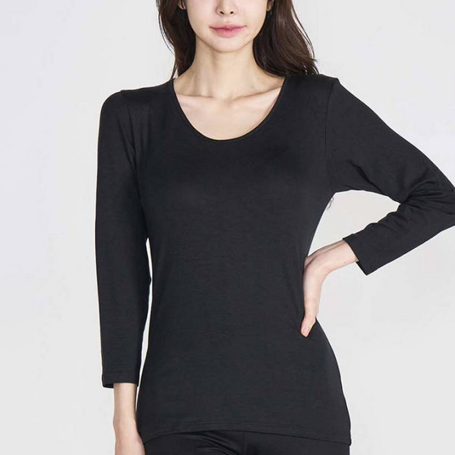 [국내생산]에이원 여성용 텐셀 소프트 내의 9부 상의