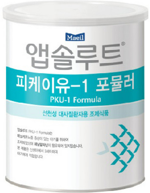 앱솔루트 피케이유1 포뮬러, 350g, 1개
