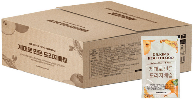 닥터킴스 제대로 만든 도라지배즙, 80ml, 100개