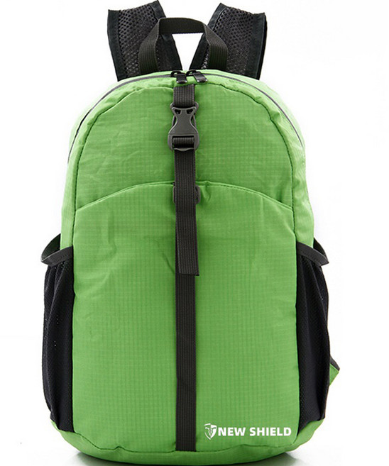 NEW SHIELD 다용도 접이식 백팩 등산배낭 17L, 그린