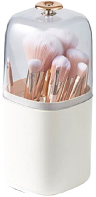 블럭마트 메이크업 브러쉬 정리함, 화이트, 1개