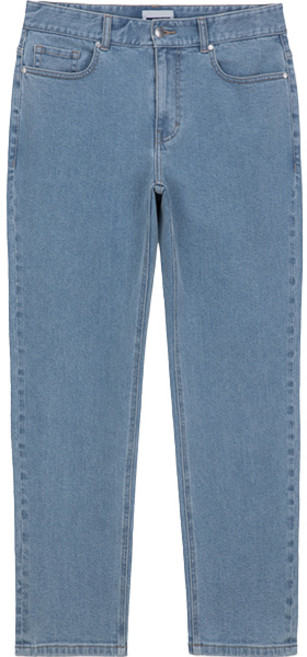 마인드브릿지 남성용 프리미엄 루즈 테이퍼드 크롭 데님팬츠 MXDP0154