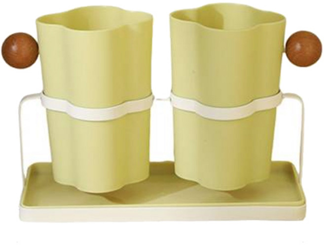 앤티스 위닝 배수 수저통, 옐로우, 1개