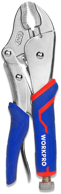 워크프로 고급형 곡선 바이스 플라이어 180mm, 1개