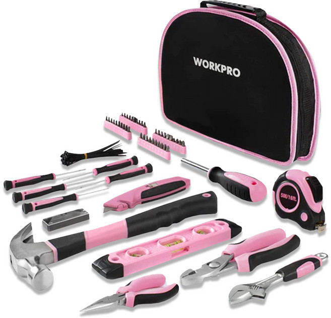 WORKPRO DIY 粉紅工具 103件組, 1套
