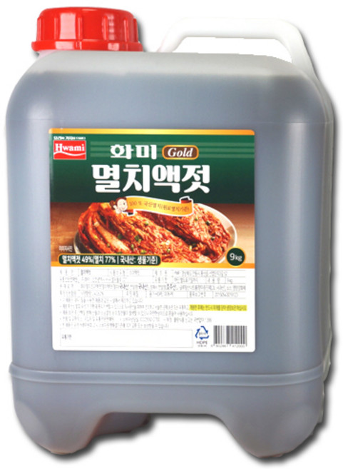 화미 멸치액젓, 9kg, 1개