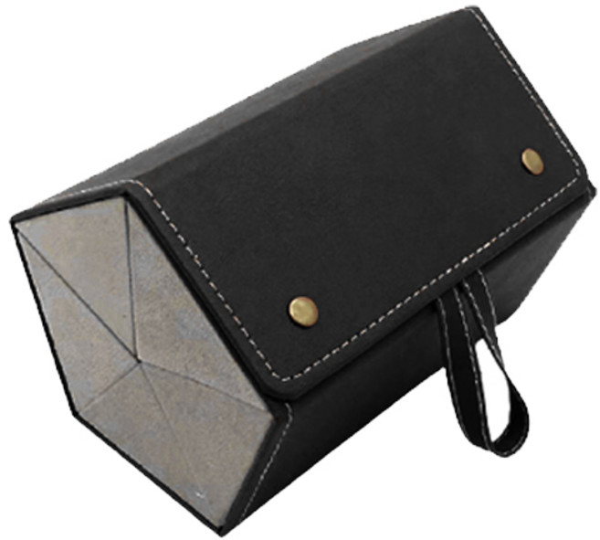 블럭마트 휴대용 안경 선글라스 정리함 5구, 블랙, 1개