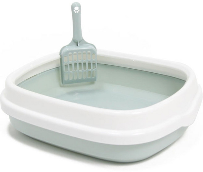 애구애구 고양이 화장실 평판형, 블루그린, 1개