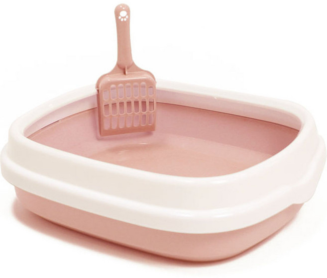 애구애구 고양이 화장실 평판형, 인디핑크, 1개
