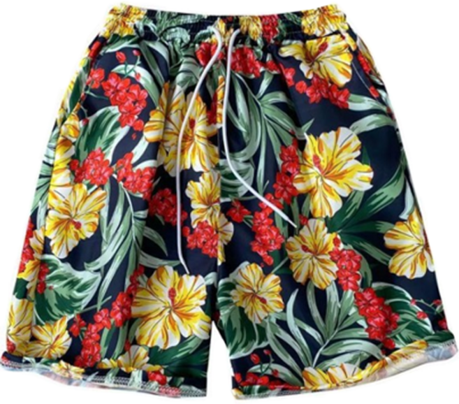 씨오브비 남성용 비치 플라워 반바지, 스타일6