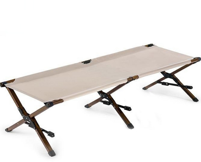 코끼리캠핑 킹튼 알루미늄 방수 휴대용 야전침대, 베이지