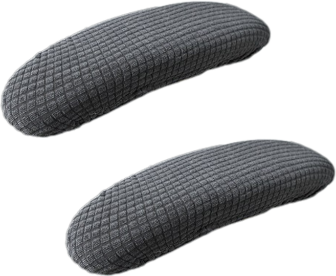 오늘도양 의자 팔걸이 커버 2p, 다크그레이, 1개