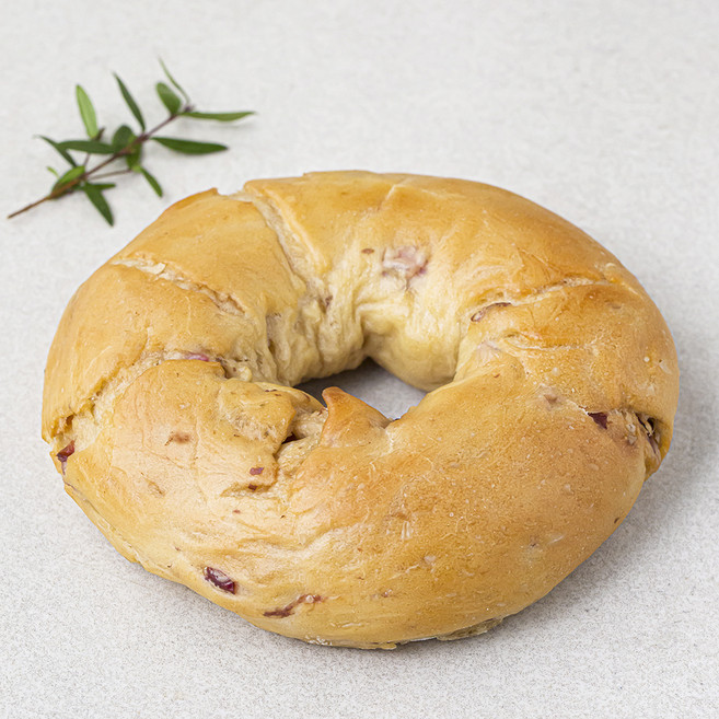 브로드카세 크렌베리 발효종 베이글, 120g, 1개입, 1개