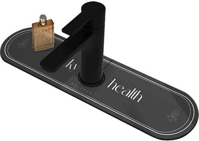 마켓감성 세면대 방습 매트, 그레이, 1개