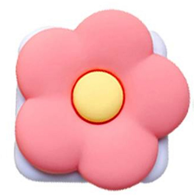 고지비 꽃 플립 리얼 거울 스마트톡, 핑크, 1개