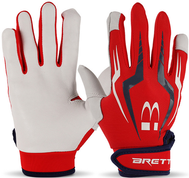 BRETT 專業角鬥士2.0打擊手套 雙手配戴, 紅色