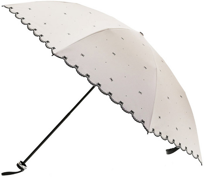 보그 리본 자수 UV차단 암막코팅 날씬 양산 MPVGP50002+커버세트