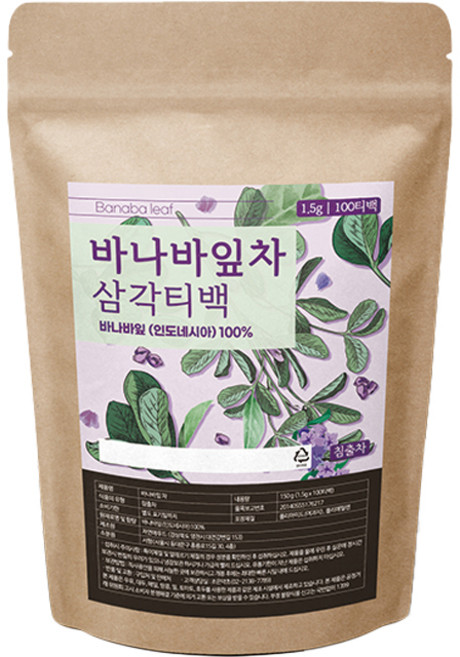 조은약초 바나바잎 삼각티백, 1.5g, 100개입, 1개