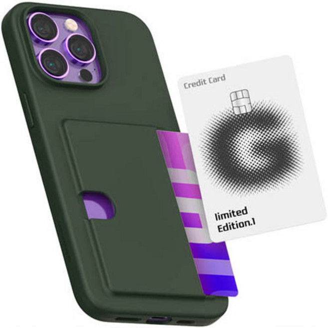 구스페리 매트 스킨 듀얼 카드 포켓 휴대폰 케이스