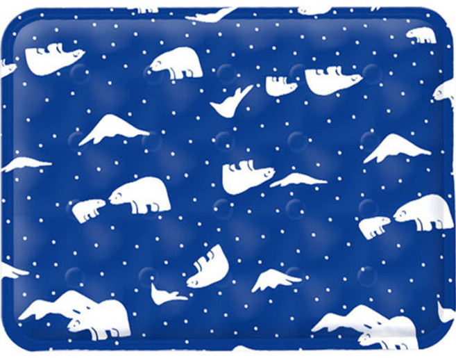 디에스 반려동물용 사각 쿨 매트, 블루베어, 1개