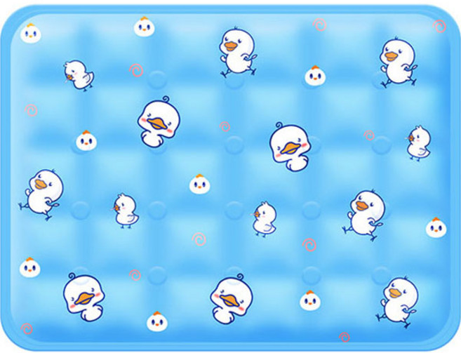 디에스 반려동물용 사각 쿨 매트, 오리, 1개