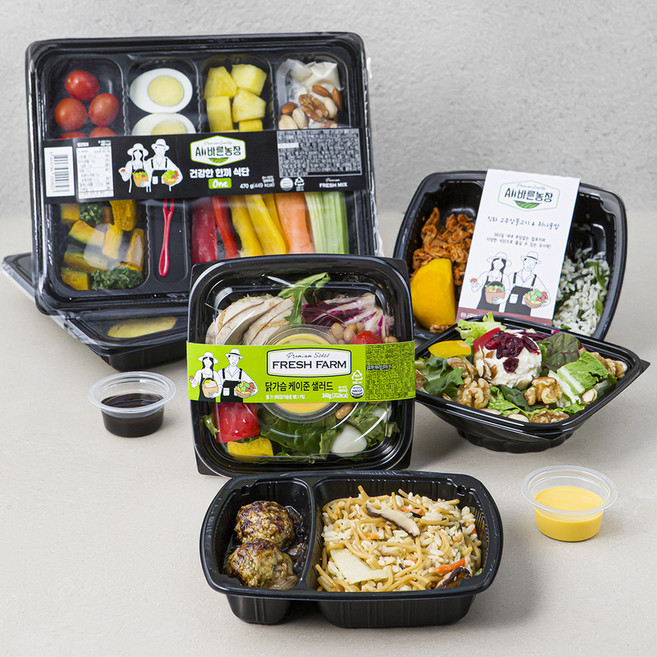 All바른농장 든든 식단관리 6종 D세트, 1.655kg, 1세트