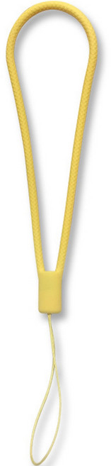 하이퀄 소프티 실리콘 다용도 핸드폰 손목 스트랩, 옐로, 1개