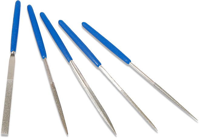 워크프로 다이아몬드 야스리 5종 세트 WP251019, 1세트