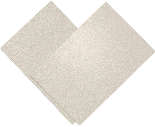 제로캔들 인조 가죽 보수 스티커 2p, 아이보리, 2개