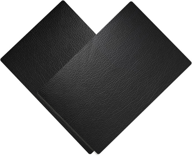 제로캔들 감쪽같은 인조가죽 수리 패치 20 x 30 cm, 블랙, 2개