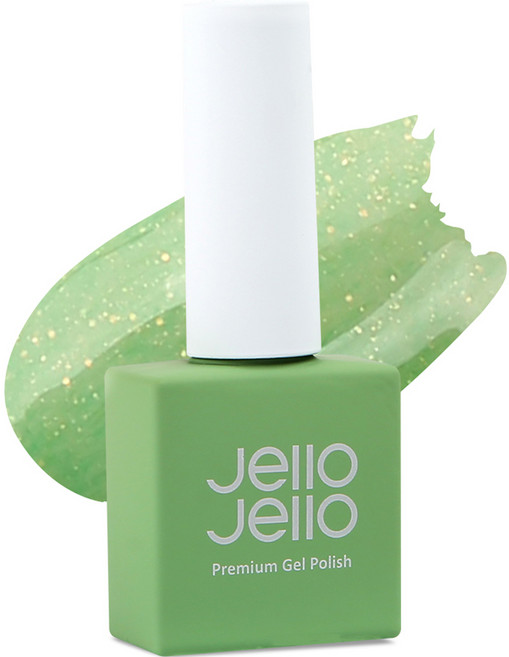 젤로젤로 니트 글리터 젤네일, JS-06 플러피그린, 10ml, 1개