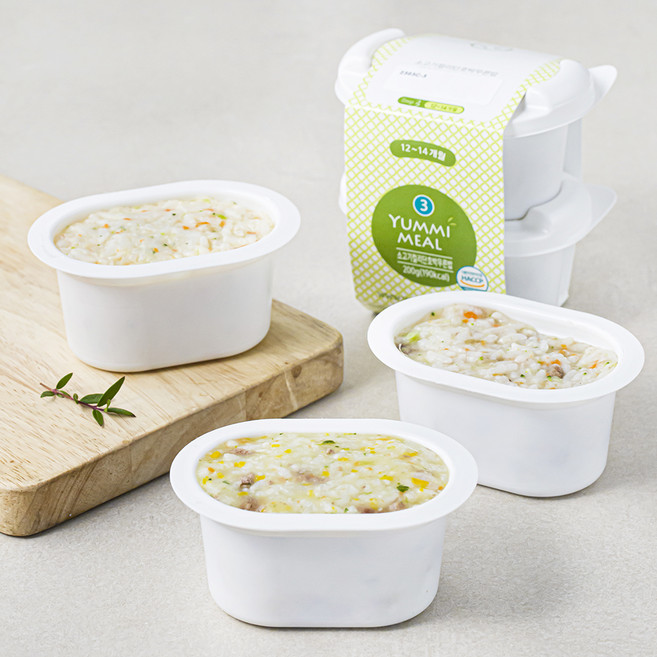 얌이밀 만12~14개월 소고기컬리단호박무른밥 200g + 닭치즈브로콜리옥수수무른밥 200g + 소고기연근우엉무른밥 200g B세트, 600g, 1세트