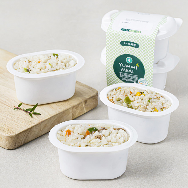 얌이밀 완료기 만15개월~ 소고기모듬버섯잡채밥 200g + 불고기팽이버섯피망밥 200g + 소고기브로콜리버섯계란밥 200g A세트, 600g, 1세트