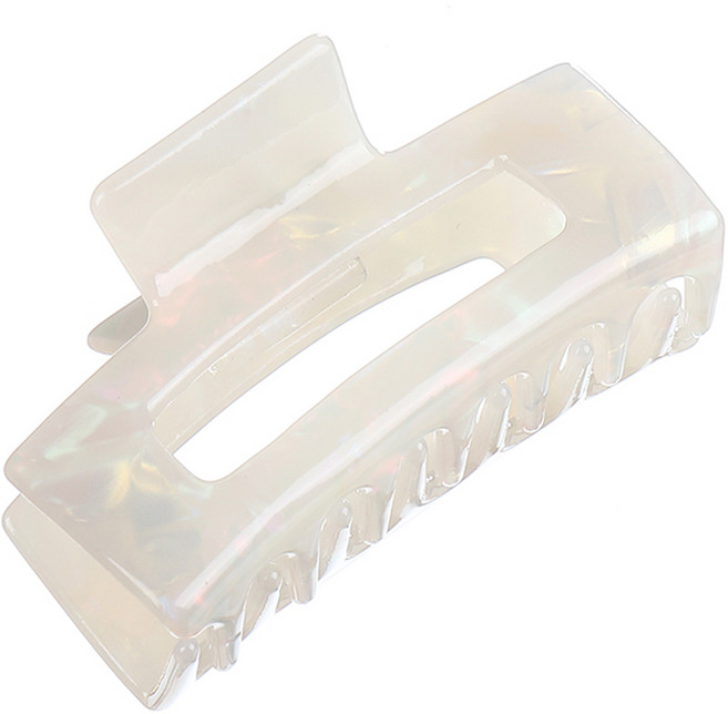 수스다 셀룰로오스 프랑수와 스퀘어 마블링 올림머리 헤어 집게핀 4170