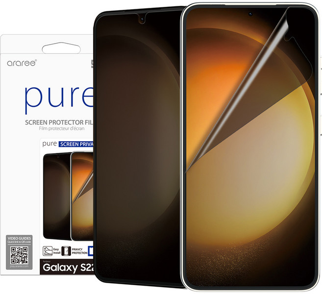 araree Galaxy Pure 防窺保護膜 2入, 1套