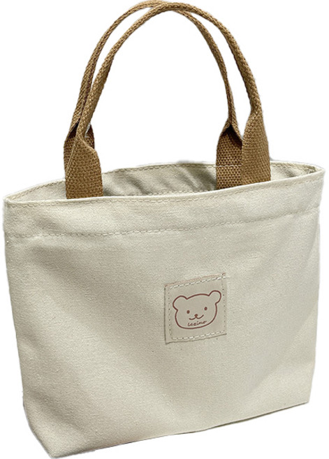 로이어 멀티 캔버스 기저귀가방, 크림