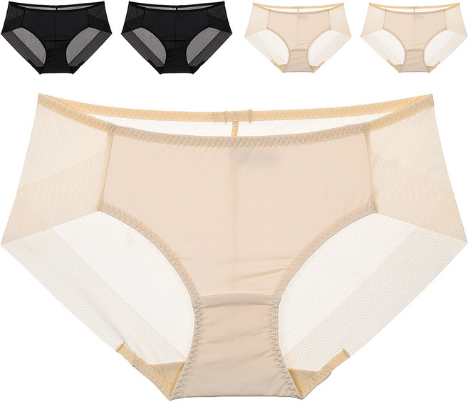 판도라by비비안 여성용 통기성 햄라인 삼각팬티 5p