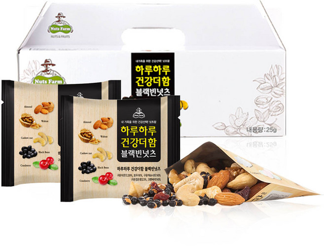 넛츠팜 하루하루 건강더함 블랙빈 넛츠 30p, 750g, 1개
