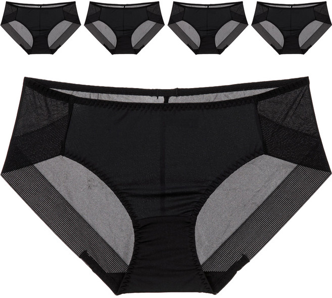 판도라by비비안 여성용 통기성 햄라인 삼각팬티 5p