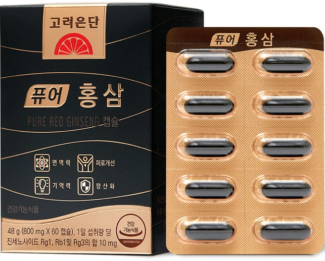 고려은단 퓨어 홍삼, 60정, 1개 - 쿠팡