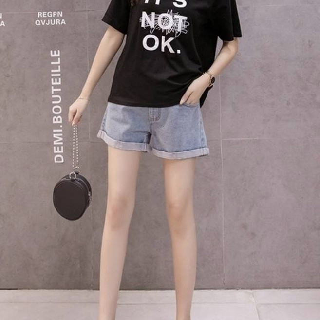 쿠밍 임산부 편안한 청바지