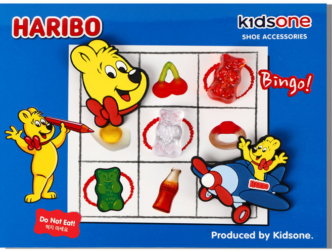 HARIBO 哈瑞寶 洞洞鞋裝飾鞋扣 4件組