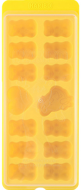 하리보 실리콘 몰드 얼음 베이킹틀, 옐로우, 1개