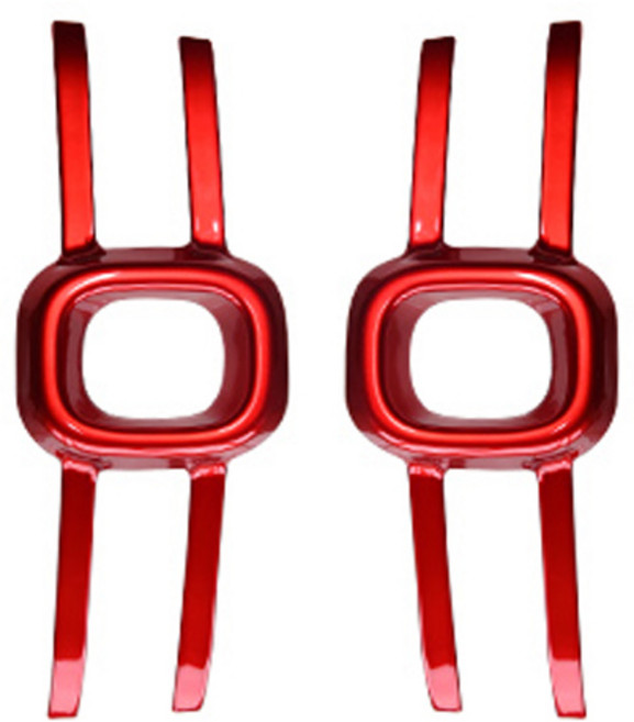 튜닝 안개등 커버 올딩 레드 2종 세트, 토레스, 쌍용