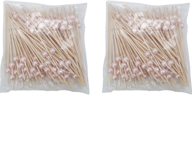 이홈베이킹 대나무 진주픽 12cm, 100개입, 2개