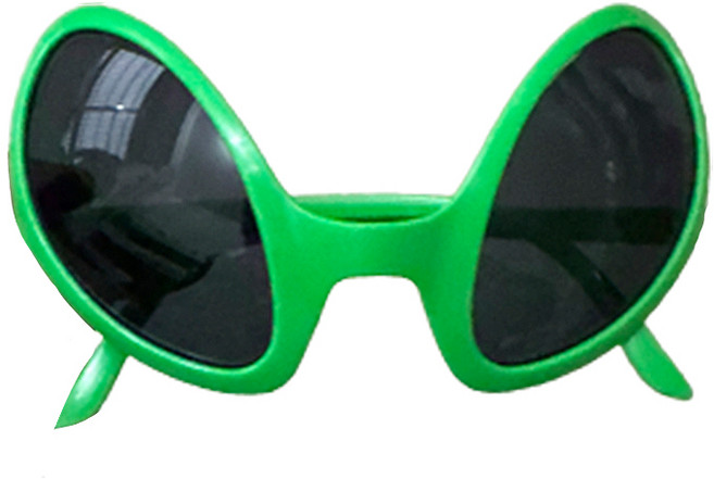 팡파티 인싸 선글라스, 외계인 그린, 1개