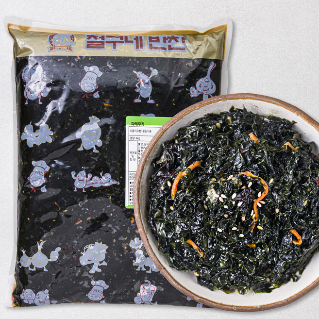 철구네 파래무침, 4kg, 1개