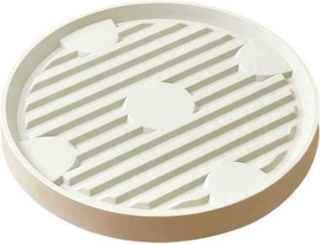 앙플랜트 과습방지형 바퀴가 숨어있는 이동식 화분받침대, 베이지, 1개